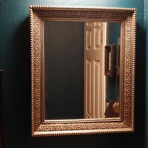 Gilt Silver Wall Mirror